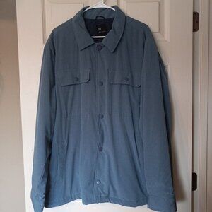 All in Motion Men's Lightweight Insulated Jacket, Heather Blue Size XXL